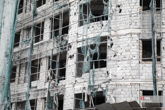 گزارش تصویری | خسارات ناشی به منازل مسکونی تهران در حملات وحشیانه دشمن