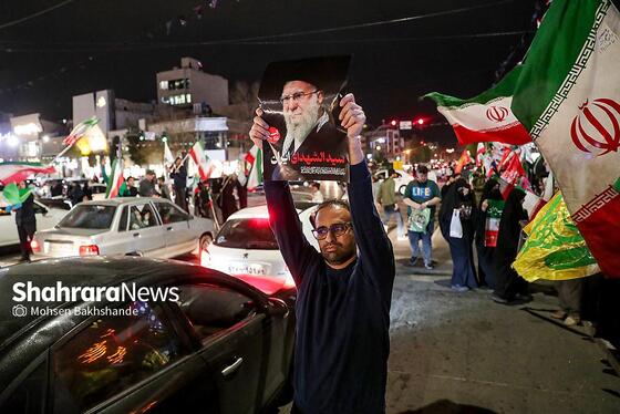 گزارش تصویری | حضور پرشور مشهدی‌ها در بیست و چهارمین شب اجتماعات خودجوش مردمی