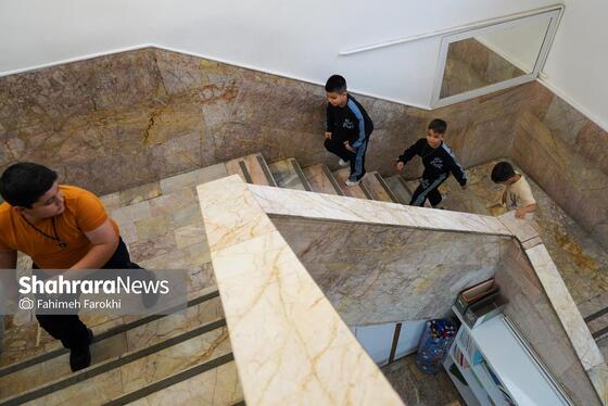 گزارش تصویری | اسکان زائران نوروزی در مدارس مشهد