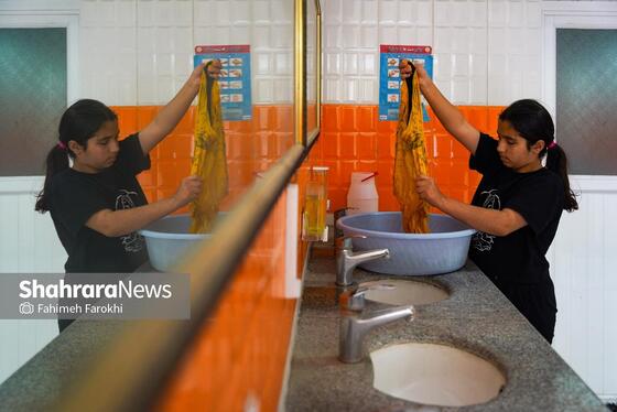 گزارش تصویری | اسکان زائران نوروزی در مدارس مشهد