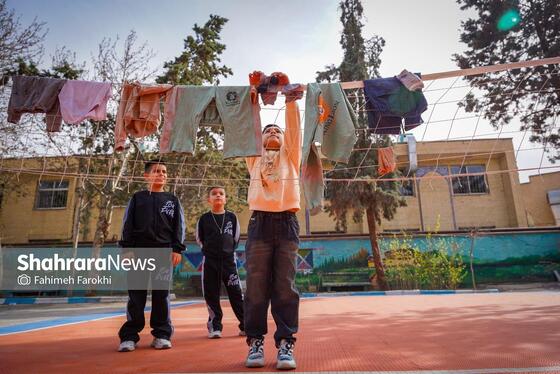 گزارش تصویری | اسکان زائران نوروزی در مدارس مشهد