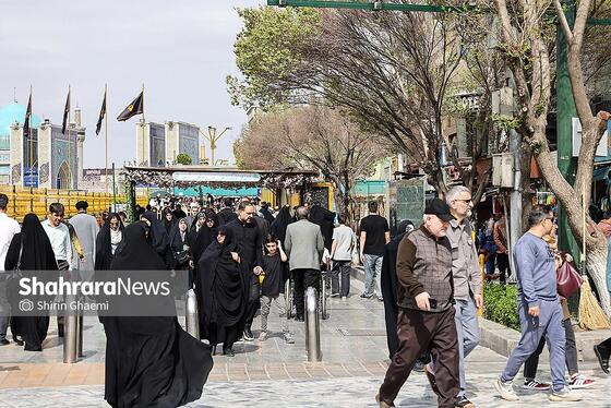 گزارش تصویری | حضور زائران در مشهد در نوروز ۱۴۰۵