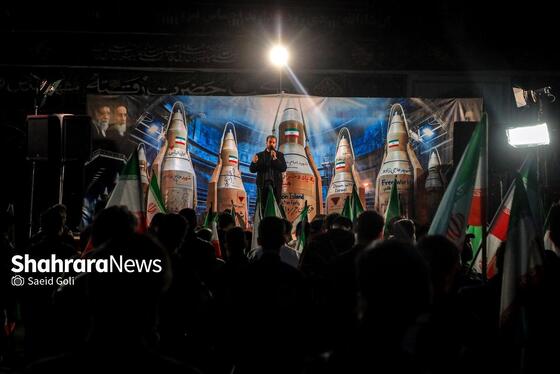 حضور مردم مشهد در بیست و ششمین شب از حماسه ملی علیه دشمنان ایران(۶ فروردین ۱۴۰۵)