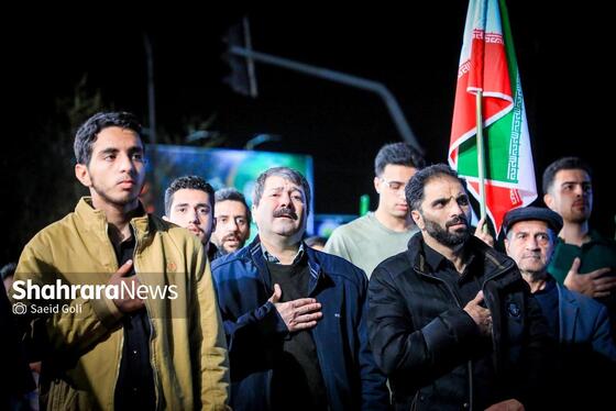 حضور مردم مشهد در بیست و ششمین شب از حماسه ملی علیه دشمنان ایران(۶ فروردین ۱۴۰۵)