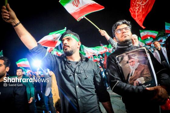 حضور مردم مشهد در بیست و ششمین شب از حماسه ملی علیه دشمنان ایران(۶ فروردین ۱۴۰۵)