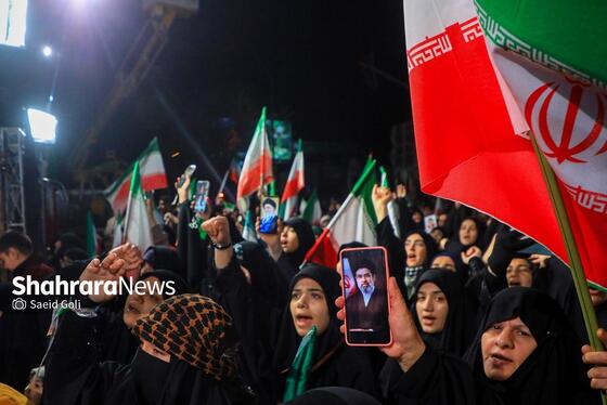 حضور مردم مشهد در بیست و ششمین شب از حماسه ملی علیه دشمنان ایران(۶ فروردین ۱۴۰۵)