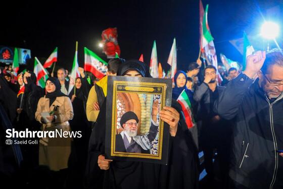 حضور مردم مشهد در بیست و ششمین شب از حماسه ملی علیه دشمنان ایران(۶ فروردین ۱۴۰۵)