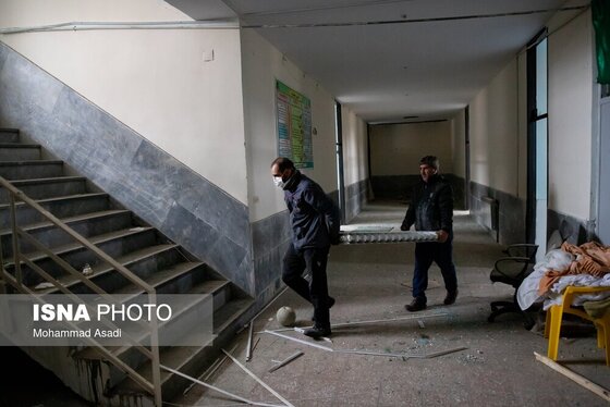 گزارش تصویری | خسارات ناشی از تجاوز هوایی آمریکایی صهیونی به مدارس خمین