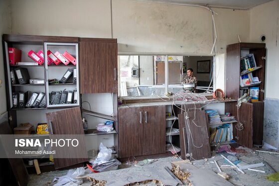 گزارش تصویری | خسارات ناشی از تجاوز هوایی آمریکایی صهیونی به مدارس خمین