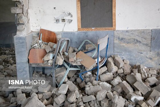 گزارش تصویری | خسارات ناشی از تجاوز هوایی آمریکایی صهیونی به مدارس خمین