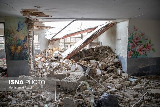 گزارش تصویری | خسارات ناشی از تجاوز هوایی آمریکایی صهیونی به مدارس خمین