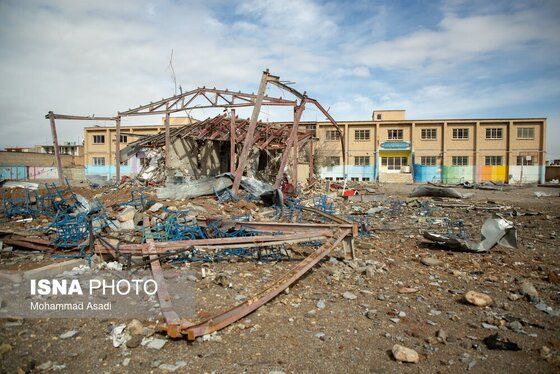 گزارش تصویری | خسارات ناشی از تجاوز هوایی آمریکایی صهیونی به مدارس خمین