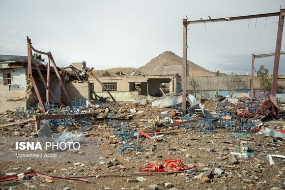 گزارش تصویری | خسارات ناشی از تجاوز هوایی آمریکایی صهیونی به مدارس خمین