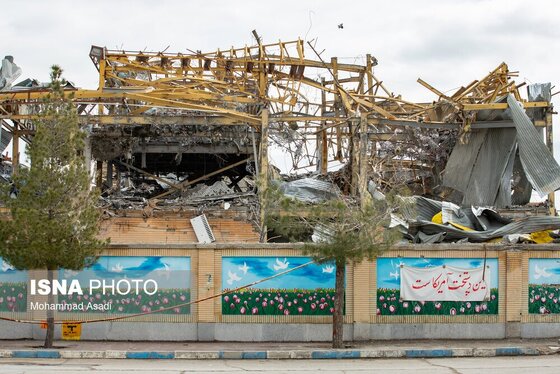گزارش تصویری | خسارات ناشی از تجاوز هوایی آمریکایی صهیونی به مدارس خمین