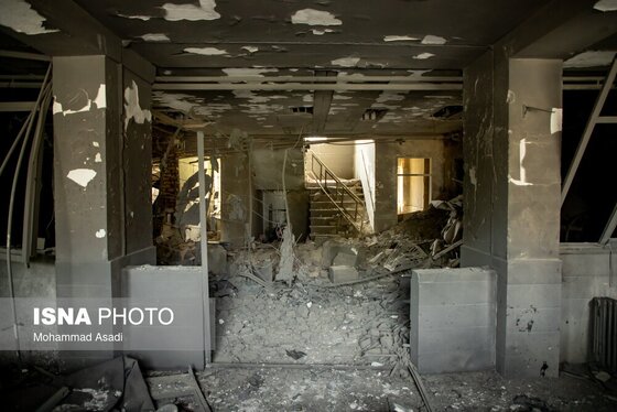 گزارش تصویری | خسارات ناشی از تجاوز هوایی آمریکایی صهیونی به مدارس خمین