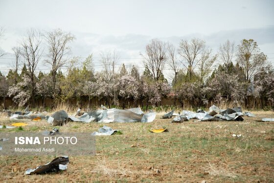 گزارش تصویری | خسارات ناشی از تجاوز هوایی آمریکایی صهیونی به مدارس خمین
