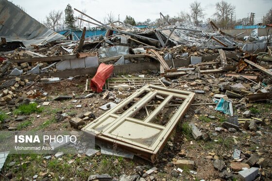 گزارش تصویری | خسارات ناشی از تجاوز هوایی آمریکایی صهیونی به مدارس خمین