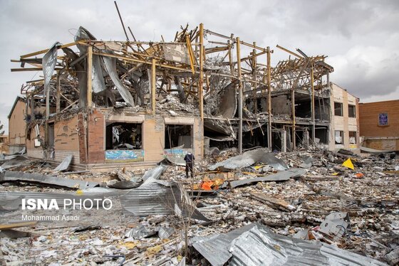 گزارش تصویری | خسارات ناشی از تجاوز هوایی آمریکایی صهیونی به مدارس خمین