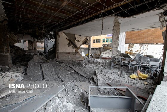 گزارش تصویری | خسارات ناشی از تجاوز هوایی آمریکایی صهیونی به مدارس خمین