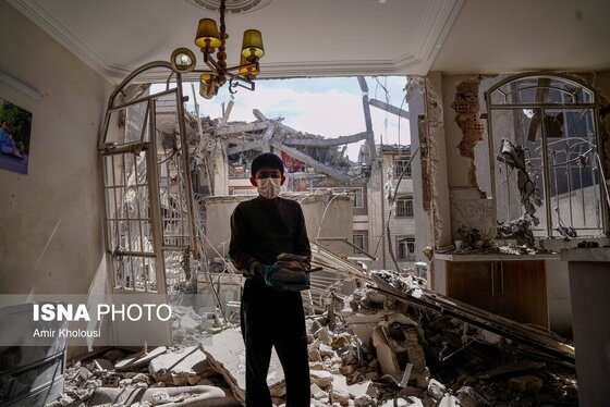 گزارش تصویری | باز هم مناطق مسکونی باز هم غیر نظامیان بی‌گناه هدف تجاوز آمریکایی و صهیونیستی قرار گرفتند