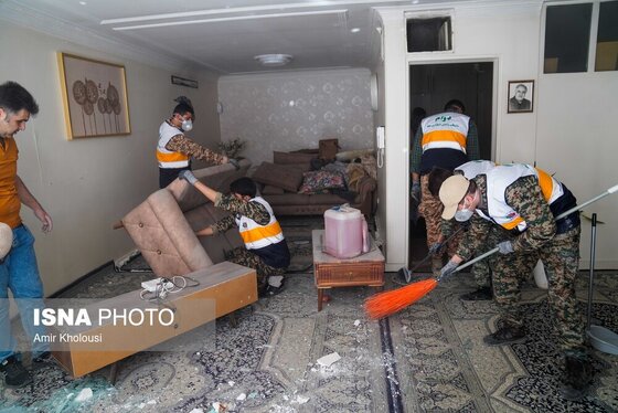 گزارش تصویری | باز هم مناطق مسکونی باز هم غیر نظامیان بی‌گناه هدف تجاوز آمریکایی و صهیونیستی قرار گرفتند