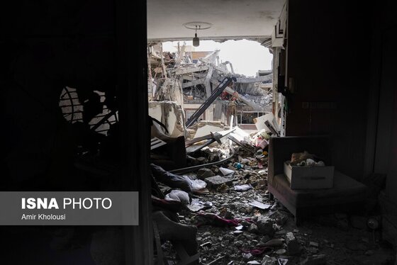 گزارش تصویری | باز هم مناطق مسکونی باز هم غیر نظامیان بی‌گناه هدف تجاوز آمریکایی و صهیونیستی قرار گرفتند