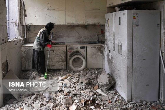 گزارش تصویری | باز هم مناطق مسکونی باز هم غیر نظامیان بی‌گناه هدف تجاوز آمریکایی و صهیونیستی قرار گرفتند