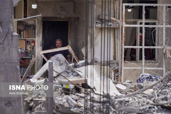 گزارش تصویری | باز هم مناطق مسکونی باز هم غیر نظامیان بی‌گناه هدف تجاوز آمریکایی و صهیونیستی قرار گرفتند
