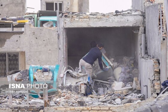 گزارش تصویری | باز هم مناطق مسکونی باز هم غیر نظامیان بی‌گناه هدف تجاوز آمریکایی و صهیونیستی قرار گرفتند