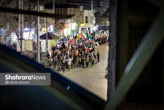 گزارش تصویری | بیست و هشتمین شب حضور حماسی مردم در خیابان ها