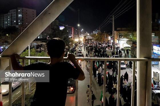 گزارش تصویری | بیست و هشتمین شب حضور حماسی مردم در خیابان ها