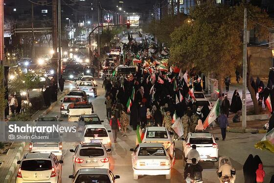 گزارش تصویری | بیست و هشتمین شب حضور حماسی مردم در خیابان ها