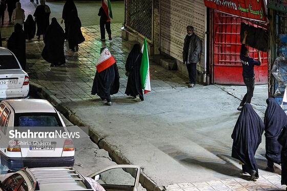 گزارش تصویری | بیست و هشتمین شب حضور حماسی مردم در خیابان ها