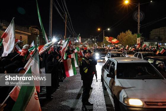 گزارش تصویری | بیست و هشتمین شب حضور حماسی مردم در خیابان ها