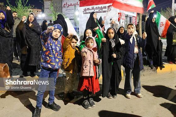 گزارش تصویری | بیست و هشتمین شب حضور حماسی مردم در خیابان ها