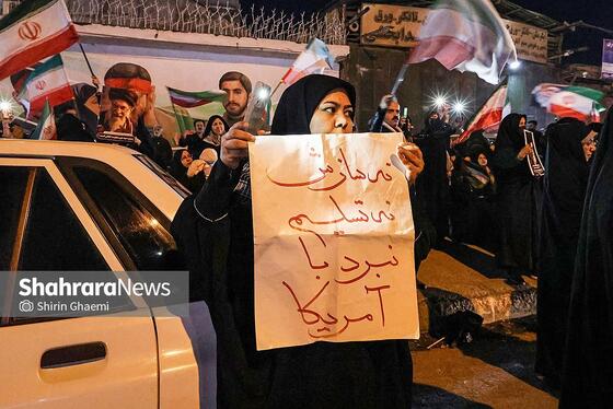 گزارش تصویری | بیست و هشتمین شب حضور حماسی مردم در خیابان ها