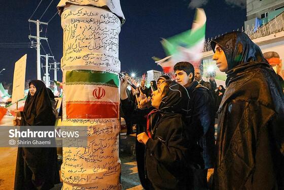 گزارش تصویری | بیست و هشتمین شب حضور حماسی مردم در خیابان ها