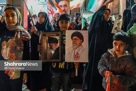 گزارش تصویری | بیست و هشتمین شب حضور حماسی مردم در خیابان ها