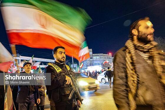 گزارش تصویری | بیست و هشتمین شب حضور حماسی مردم در خیابان ها