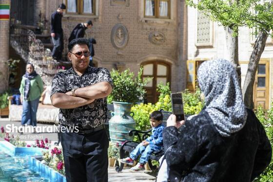 گزارش تصویری | مسافران نوروزی در خانه داروغه مشهد