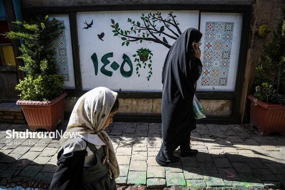 گزارش تصویری | مسافران نوروزی در خانه داروغه مشهد