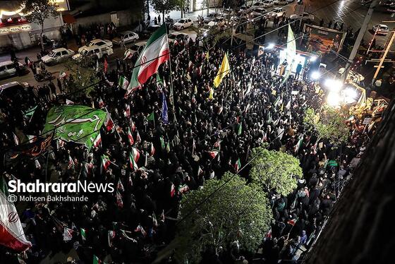 گزارش تصویری | بیست و نهمین شب حضور حماسی مردم با حضور امام جمعه مشهد