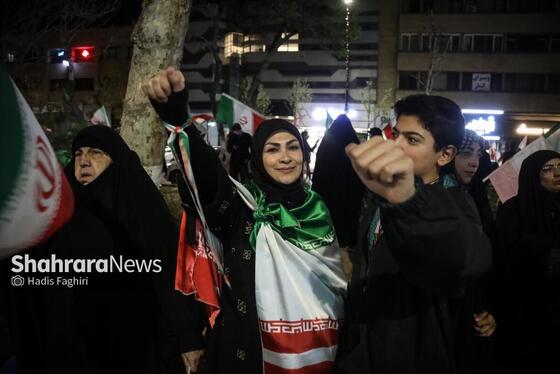 گزارش تصویری | بیست و نهمین شب حضور حماسی مردم در خیابان‌ها