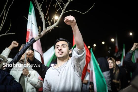 گزارش تصویری | بیست و نهمین شب حضور حماسی مردم در خیابان‌ها