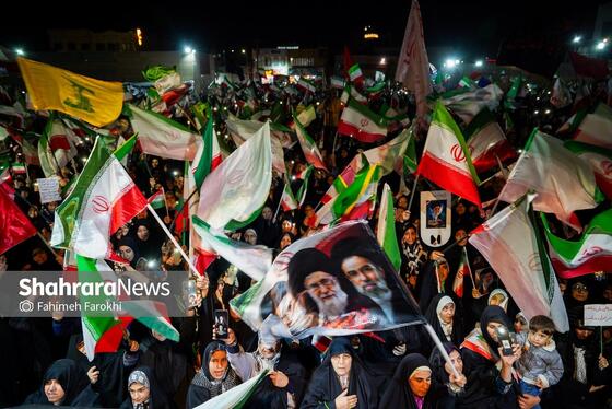 گزارش تصویری | سی‌امین شب حضور حماسی مردم در خیابان‌ها