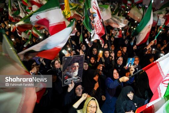 گزارش تصویری | سی‌امین شب حضور حماسی مردم در خیابان‌ها