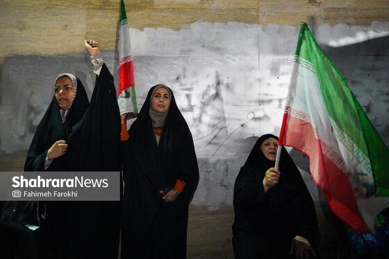 گزارش تصویری | سی‌امین شب حضور حماسی مردم در خیابان‌ها