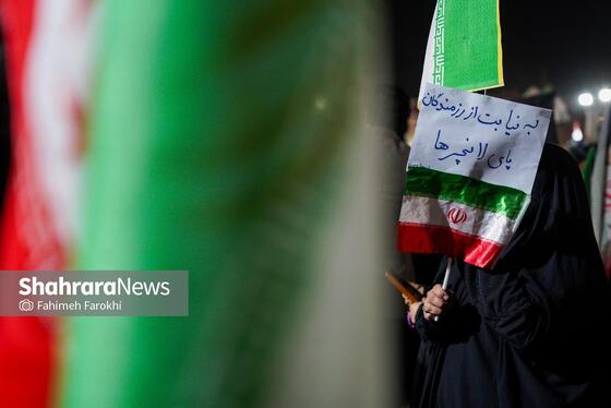 گزارش تصویری | سی‌امین شب حضور حماسی مردم در خیابان‌ها