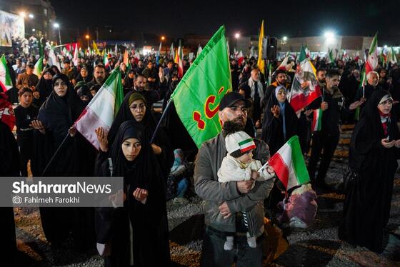 گزارش تصویری | سی‌امین شب حضور حماسی مردم در خیابان‌ها