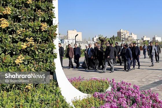 گزارش تصویری |  بازدید استاندار خراسان رضوی از پایانه مسافربری امام رضا (ع)، پروژه ایوان سلام و راه‌آهن مشهد